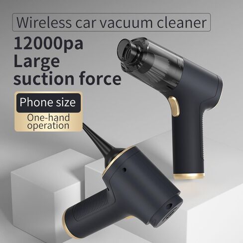 5 in 1 Cordless car Mounted Vacuum Cleaner，Multifunctional Brushless Motor 12000PA High Power,Vacuum Wireless Handheld Mini for Car,dust Busters Cordless Rechargeable in Saudi Arabia