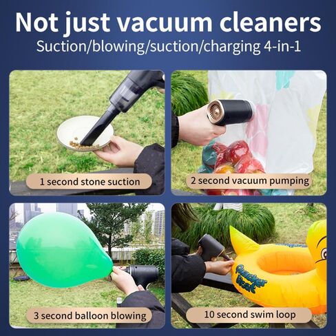 5 in 1 Cordless car Mounted Vacuum Cleaner，Multifunctional Brushless Motor 12000PA High Power,Vacuum Wireless Handheld Mini for Car,dust Busters Cordless Rechargeable in Saudi Arabia