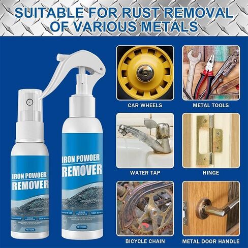 بخاخ إزالة صدأ السيارة، بخاخ إزالة صدأ السيارة من أوهو، منظف طلاء متعدد الوظائف لإزالة الصدأ من المعادن المختلفة (قطعتان) in Kuwait