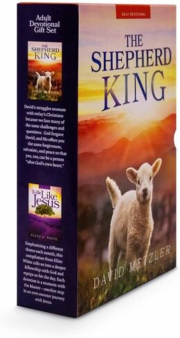 Devotional Boxed Gift Set 2024 (The Shepherd King - by David Metzler & to Be Like Jesus - by Ellen G. White) in Saudi Arabia