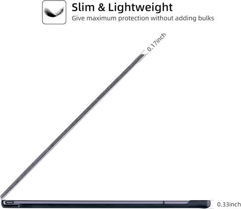 WALNEW Case for Remarkable 2 Tablet with Pen Holder & Built-in Magnet, Lightweight PU Leather Book Folio Protective Cover Only for 10.3" Remarkable 2 Original Paper Tablet 2020 Released in Kuwait