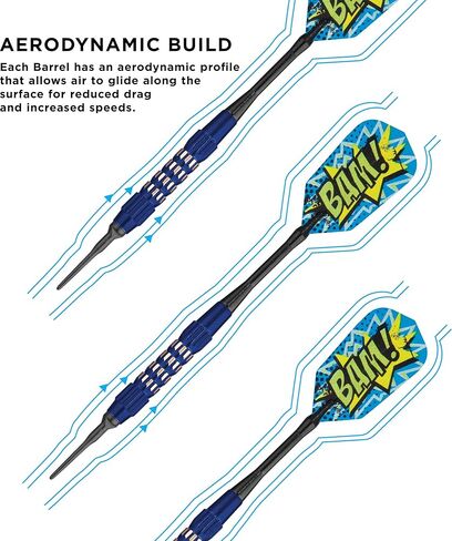 سهام فايبر من GLD ProductsViper Wind Runner ذات أطراف ناعمة، 16 جرام in Kuwait