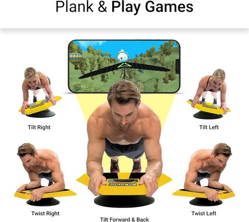 Stealth Core Deluxe Trainer - Turn Fitness Into a Fun Game - Get Strong Sexy Abs and Lean Core Playing Games On Your Phone; Free iOS/Android App; 4 Free Mobile Games Included; Dynamic Abs & Core Training; Only 3 Minutes a Day in Saudi Arabia