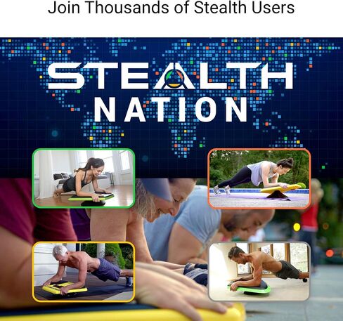 Stealth Core Deluxe Trainer - Turn Fitness Into a Fun Game - Get Strong Sexy Abs and Lean Core Playing Games On Your Phone; Free iOS/Android App; 4 Free Mobile Games Included; Dynamic Abs & Core Training; Only 3 Minutes a Day in Saudi Arabia