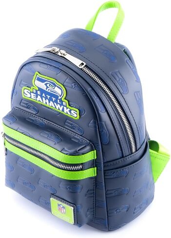 Loungefly NFL: Seattle Seahawks Logo All Over Print Backpack in Saudi Arabia