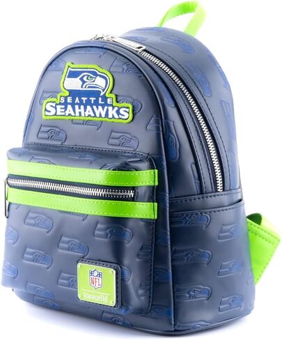 Loungefly NFL: Seattle Seahawks Logo All Over Print Backpack in Saudi Arabia