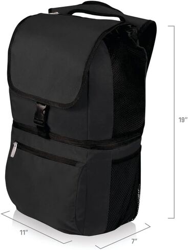 PICNIC TIME NCAA Zuma, Soft Backpack, Lunch Cooler, Black, One Size in Kuwait