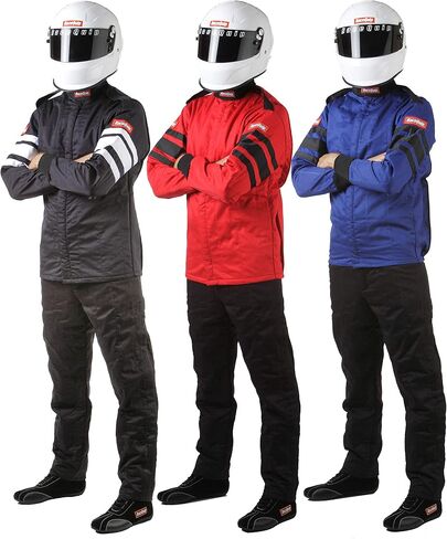 RaceQuip Racing Driver سترة النار متعددة الطبقات SFI 3.2A/ 5 أسود X-Large 121006 in Kuwait