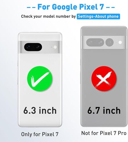 حافظة بطارية لهاتف Google Pixel 7، حافظة شحن ممتدة قوية بقدرة 10,000 مللي أمبير في الساعة، حافظة شاحن احتياطي قابلة لإعادة الشحن لهاتف Pixel 7 (6.3 بوصة) - أسود in Kuwait