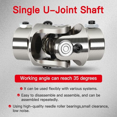 cciyu Black Steering joints 11/16-36 Spline X 3/4 DD U-Joint Shaft in Kuwait