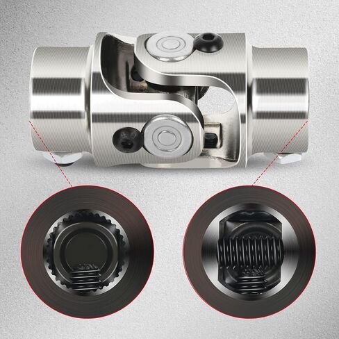 cciyu Black Steering joints 11/16-36 Spline X 3/4 DD U-Joint Shaft in Kuwait