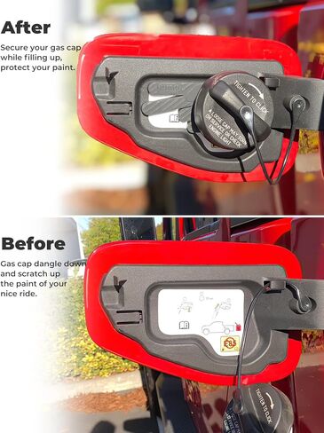 ترقية حامل غطاء الغاز متوافق مع Gladiator JT 2019 2020-2023، QMPARTS ملحقات غطاء الغاز لخزان الوقود للمصارع in Kuwait