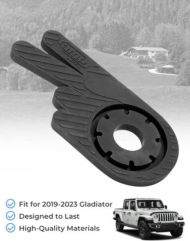 ترقية حامل غطاء الغاز متوافق مع Gladiator JT 2019 2020-2023، QMPARTS ملحقات غطاء الغاز لخزان الوقود للمصارع in Kuwait