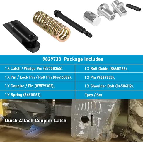 مزلاج توصيل سريع متوافق مع الحافظة/نيو هولاند 9829733 لنيو هولاند L865 L160 C185 LX865 LS160 Case 440 410 430 60XT 40XT 420 70XT in Saudi Arabia