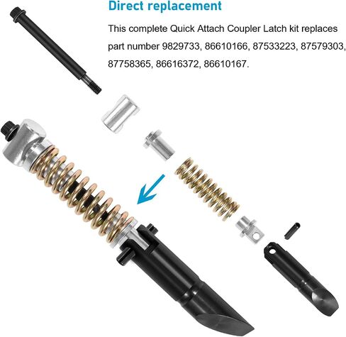 مزلاج توصيل سريع متوافق مع الحافظة/نيو هولاند 9829733 لنيو هولاند L865 L160 C185 LX865 LS160 Case 440 410 430 60XT 40XT 420 70XT in Saudi Arabia
