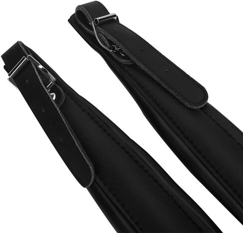 مجموعة أحزمة الكتف الأكورديون، أحزمة كتف قابلة للتعديل من البولي يوريثان مقاومة للماء ومقاومة للاهتراء لـ 16-120 باس الأكورديون (110.00 * 4.80 * 2.50 سم - أسود) in Kuwait