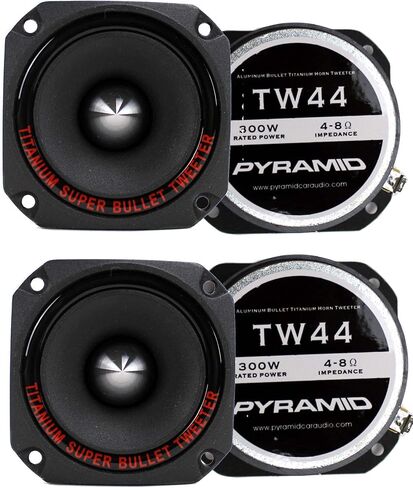 مكبرات الصوت الفائقة TW44 مقاس 1 بوصة 1200 وات من التيتانيوم شديدة التحمل على شكل قبة سيارة in Kuwait