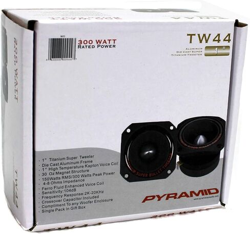 مكبرات الصوت الفائقة TW44 مقاس 1 بوصة 1200 وات من التيتانيوم شديدة التحمل على شكل قبة سيارة in Kuwait