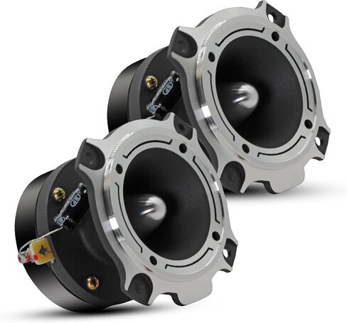 5 CORE Tweeters Speakers Car Audio Pair 600W Combined Peak 4 Ohm 3.5 Inch Aluminum Super Bullet Tuiters para Sonido para Carro - TW BLT 150 BLK Pair in Saudi Arabia