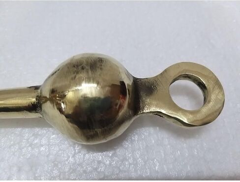 مصفق جرس نحاسي - صوت رائع - معبد/كنيسة/ديني/تقليدي/مدرسة/كلية - نحاس: الطول: 13 بوصة (519) in Kuwait