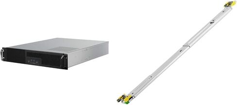 SilverStone Technology 2U Dual 5.25" Drive Bay ATX rackmount Industrial Storage Server Chassis & Noctua NF-R8 redux-1800 PWM, High Performance Cooling Fan, 4-Pin, 1800 RPM (80mm, Grey) in Saudi Arabia