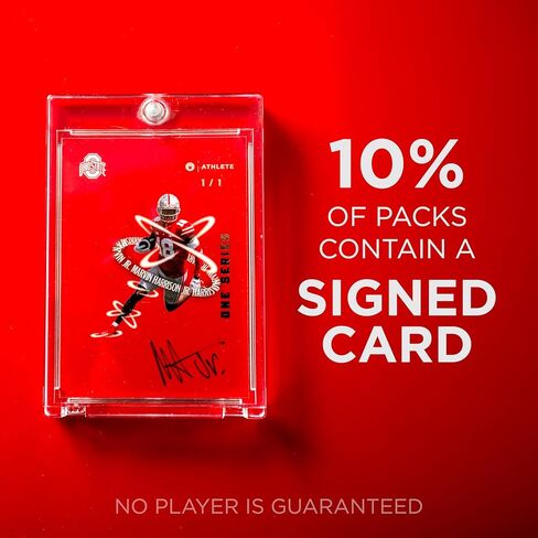 بطاقات تداول ONIT Ohio State Buckeyes Football Nil - 14 بطاقة حزمة - 2023 مرخصة رسميًا من الرابطة الوطنية لرياضة الجامعات (NCAA) - توقيعات بطاقات سلسلة التوقيع - بطاقات التعتيم - بطاقات سلسلة الأيقونة in Kuwait