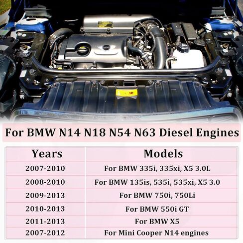 أداة تثبيت مانع تسرب بولاكسين وأداة تثبيت ختم التفلون تناسب محركات الديزل BMW N14 N18 N54 N63، بديل لـ 130192/130193/ 130194/130195 in Saudi Arabia