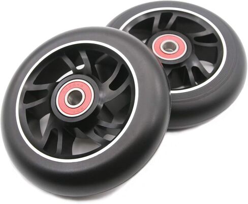 قطعتان من عجلات سكوتر برو 120 ملم مع محامل Abec 9 للدراجات البخارية MGP/Razor/Lucky Pro in Kuwait