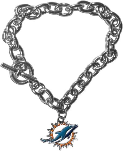 Siskiyou Sports NFL womens Chain Bracelet and Dangle Earring Set in Saudi Arabia