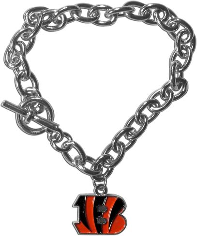 Siskiyou Sports NFL womens Chain Bracelet and Dangle Earring Set in Saudi Arabia