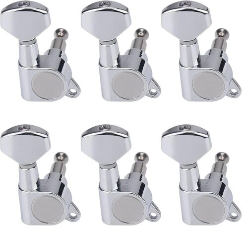 جين هو 6 في الخط 6R ضبط الغيتار الوتد المستقبلون آلة رؤساء ل درابزين ستراتوكاستر بدء تيلي نمط الغيتار كروم J07 in Kuwait