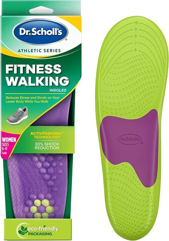 Dr. Scholl's Fitness Walking Insoles/Reduce Stress and Strain on Your Lower Body While You Walk and Reduce Muscle Soreness in Saudi Arabia