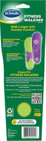 Dr. Scholl's Fitness Walking Insoles/Reduce Stress and Strain on Your Lower Body While You Walk and Reduce Muscle Soreness in Saudi Arabia