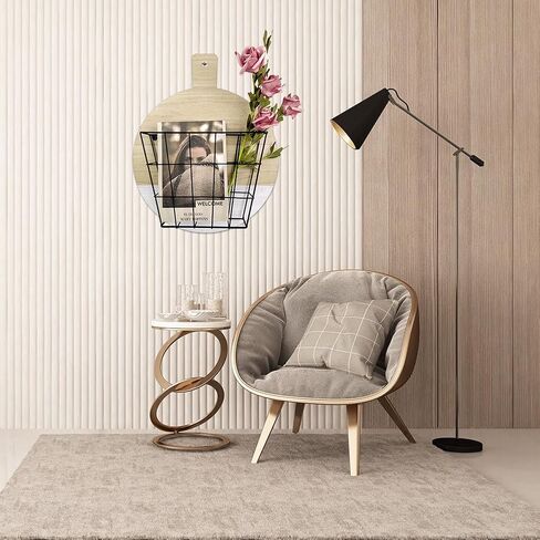 حامل ملفات الحائط، منظم تعليق على الحائط، منظم ورق، بريد، مجلة منزلية، مكتب، تخزين، رف مستندات (مضرب) in Kuwait