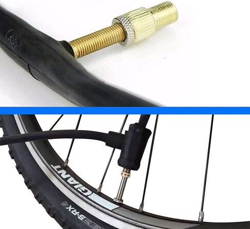 MMOBIEL 5 x Presta to Schrader Valve Adaptors for Bike and Car Valves for Inflating Bike Tire in Saudi Arabia