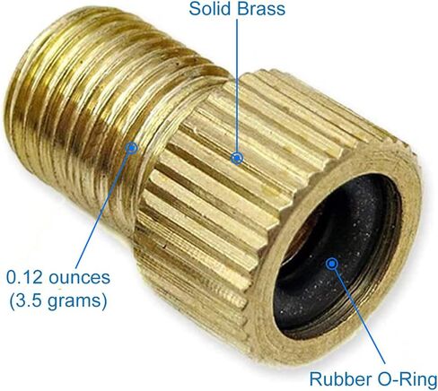 MMOBIEL 5 x Presta to Schrader Valve Adaptors for Bike and Car Valves for Inflating Bike Tire in Saudi Arabia