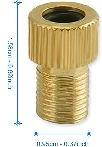 MMOBIEL 5 x Presta to Schrader Valve Adaptors for Bike and Car Valves for Inflating Bike Tire in Saudi Arabia