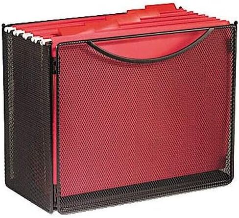 منتجات Safco، 2169BL Onyx Mesh Desktop Box File، عمق 6 بوصة، مقاس Letter (الكمية 1)، أسود in Saudi Arabia