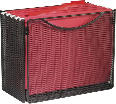 منتجات Safco، 2169BL Onyx Mesh Desktop Box File، عمق 6 بوصة، مقاس Letter (الكمية 1)، أسود in Saudi Arabia