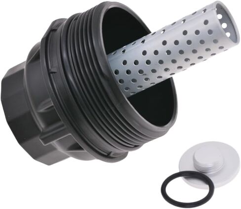 مجموعة غطاء غطاء فلتر زيت المحرك مع قابس 15620-0S010 15620-38010 لاستبدال 2008-2020 تويوتا لاند كروزر، 2008-2020 تويوتا سيكويا، 2007-2013 تويوتا تندرا، 2008-2011 لكزس LX570 in Kuwait