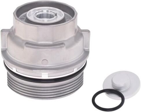 غطاء غطاء مبيت فلتر الزيت مع مجموعة قابس الزيت 15620-31060 متوافق مع 2005-2019 تويوتا و2006-2016 لكزس - أفالون كامري RAV4 ES300h ES350 RX330 RX350 in Kuwait