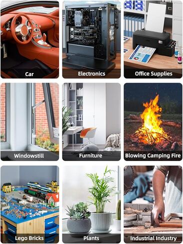 Compressed Air Duster, with Brushless Motor, Low Noise, Max. 90000RPM, 3 Gear Adjustable, 7500mAh Rechargeable Batteries, Non-Disposable Compressed Gas Duster in Kuwait