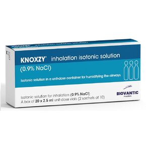 Isotonic Sodium Chloride Solution 0.9% - Inhalation Solution for Humidifying The Airways – 20 X 2.5 ml Unit Dose Vials