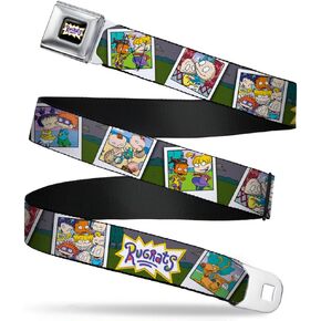 Buckle-Down Seatbelt Belt - RUGRATS Character Snapshots - 1.0" Wide - 20-36 Inches in Length