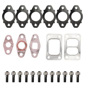 Exhaust Manifold Gaskets Stud Nut Kit for Cummins 5.9L,6.7L 24V 1998-2019 1045986 1045985 1045987
