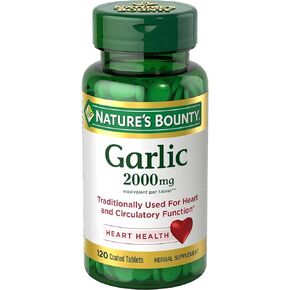 Nature's Bounty Garlic 2000mg, Tablets 120 ea