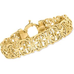 Canaria 10kt Yellow Gold Interlocking-Link Bracelet