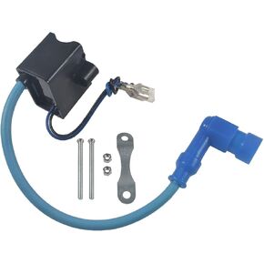 High Performance CDI Ignition Coil Fit for 49cc - 50cc 60cc 66cc 80cc 2-stroke Engine Motor Motorized Bicycle Bike With Mounting Parts Red
