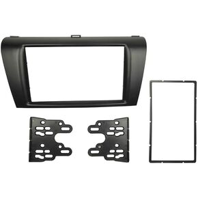 Yuyue Electronic 2Din Car Radio Fascia Frashial ، لـ Mazda 3/Axela 2004-2008 Double Din Fascia Audio ، Adapter Pane Car Stereo Plane Frame