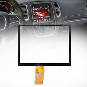 8.4 "UConnect Touch Screen Digitizer Fit for RAM 1500 2500 3500 Chrysler Dodge Durango Challenger Grand Cherokee Wrangler 2017-2020 Radio Mavigational Replace La084x01 (SL) (01）
